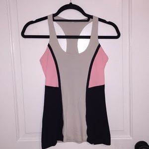 Color block lululemon Racerback tank